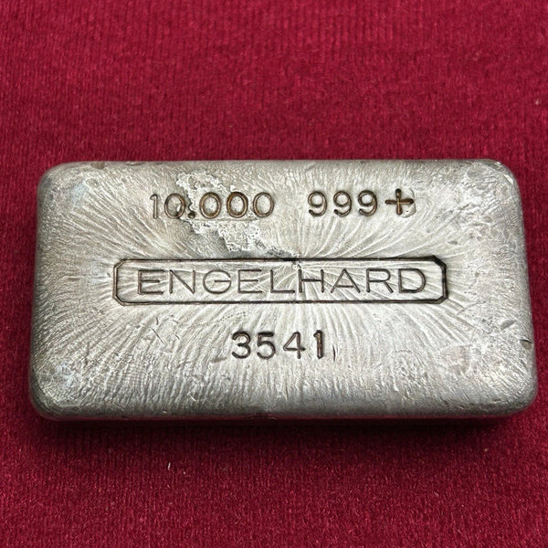 Engelhard 10 oz Vintage Silver Bar